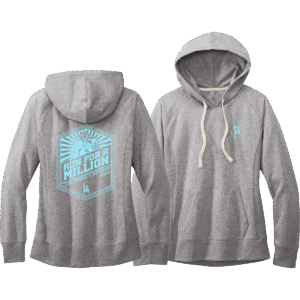 TRFAM Sunburst Logo Women’s Hoodie – Heather Gray