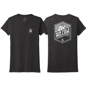 TRFAM Sunburst Logo Women’s Tee – Charcoal