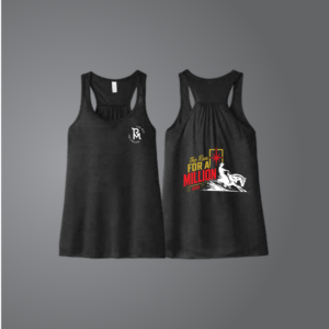 Heather Black Racerback Tank