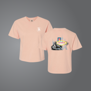 Peach Cropped Tee