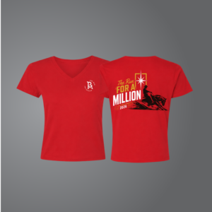 Red Ladies V-Neck