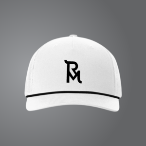 White/Black Rope Cap